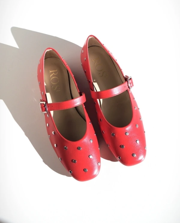 ALMA Studs Red Poppy 