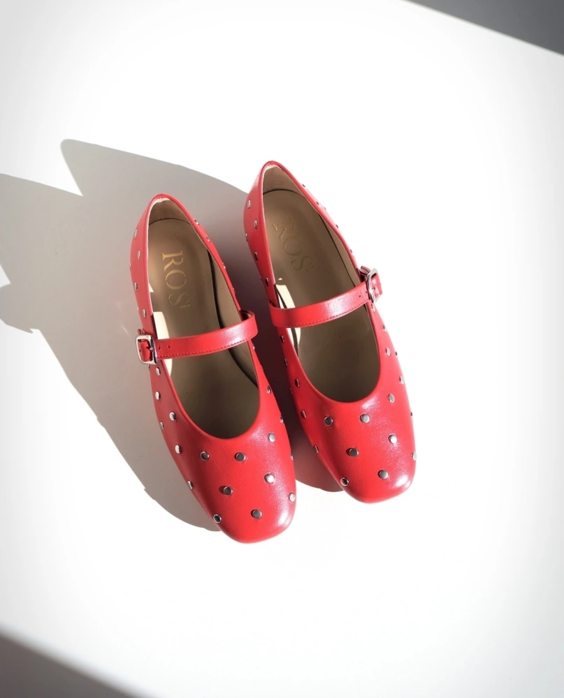 ROS Lisbon - ALMA Studs Red Poppy  (1)
