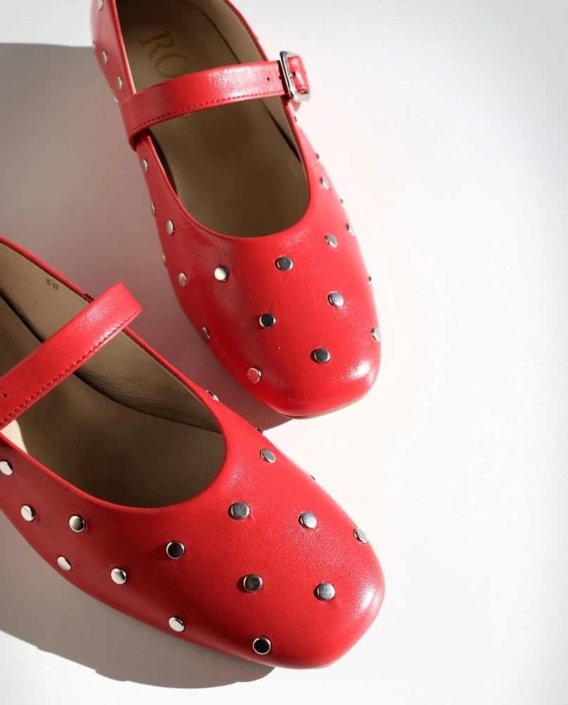 ROS Lisbon - ALMA Studs Red Poppy  (6)