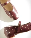 ALMA Studs Burgundy  (6)