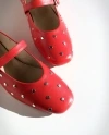 ALMA Studs Red Poppy  (6)