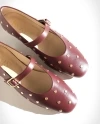 ALMA Studs Burgundy  (5)