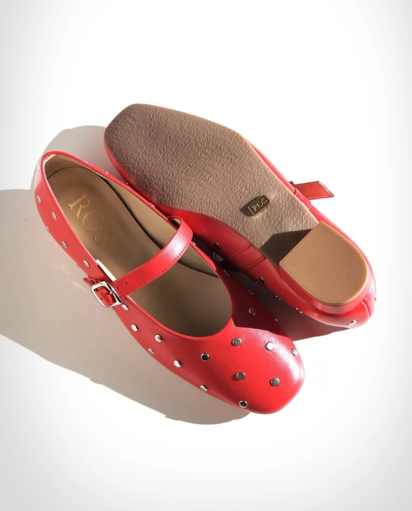 ROS Lisbon - ALMA Studs Red Poppy  (7)