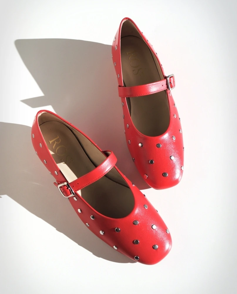 ROS Lisbon - ALMA Studs Red Poppy  (5)