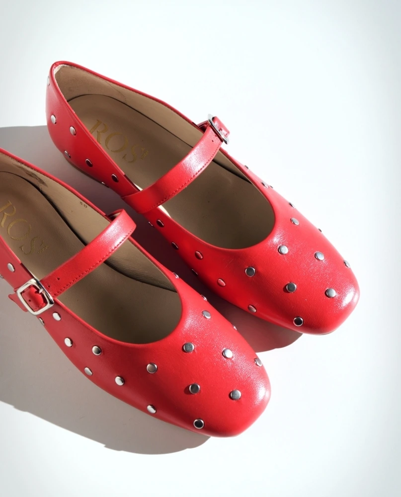 ROS Lisbon - ALMA Studs Red Poppy  (2)