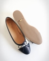 ROS Ballerinas Off White & Navy (10)