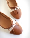 ROS Ballerinas Off White & Cognac (4)