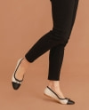 ROS Ballerinas Off White & Navy (3)