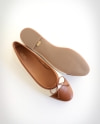 ROS Ballerinas Off White & Cognac (6)