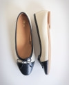 ROS Ballerinas Off White & Navy (9)