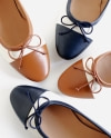 ROS Ballerinas Off White & Navy (12)