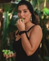 Scrunchie Black Jacquard (1)