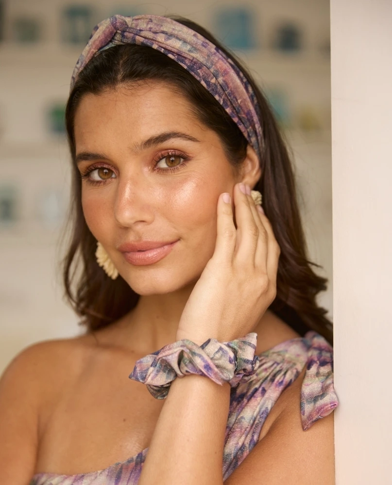 ROS Lisbon - Scrunchie Steine Golden Glitter (2)